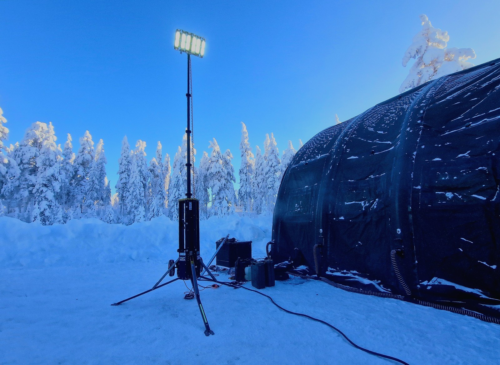 Baselight 320x Light Tower in action