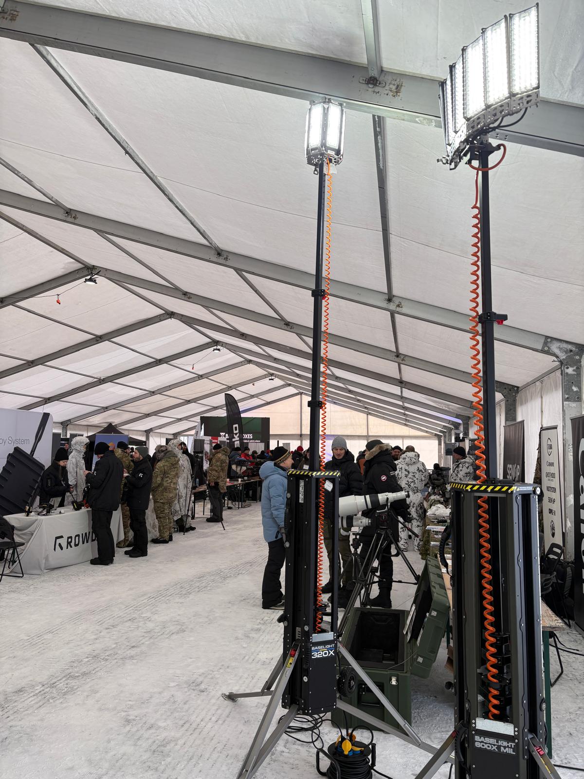 Baselight 320x and 600mx MIL Light Towers in action
