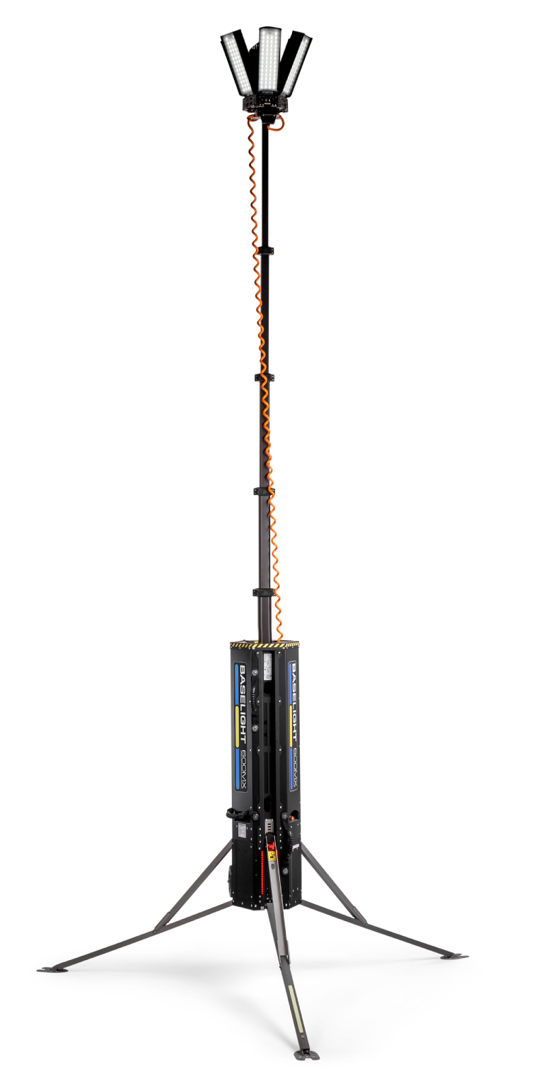 Baselight 600mx Light Tower, deployed