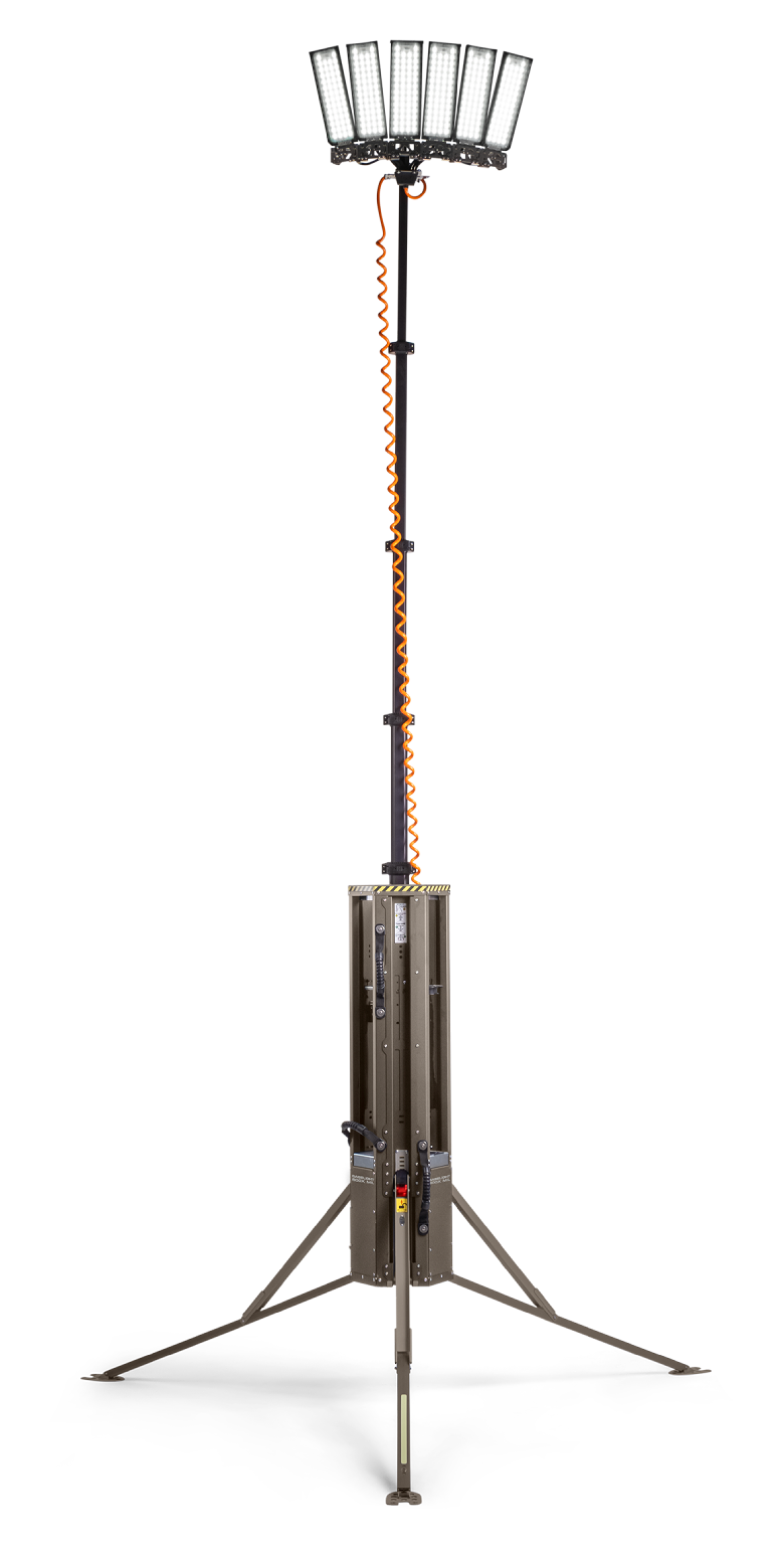 Baselight 600x MIL Light Tower, deployed