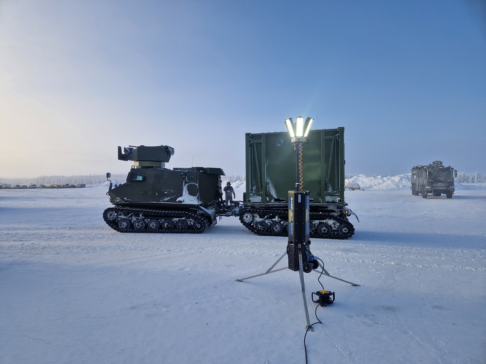 Baselight 600mx Light Tower in action